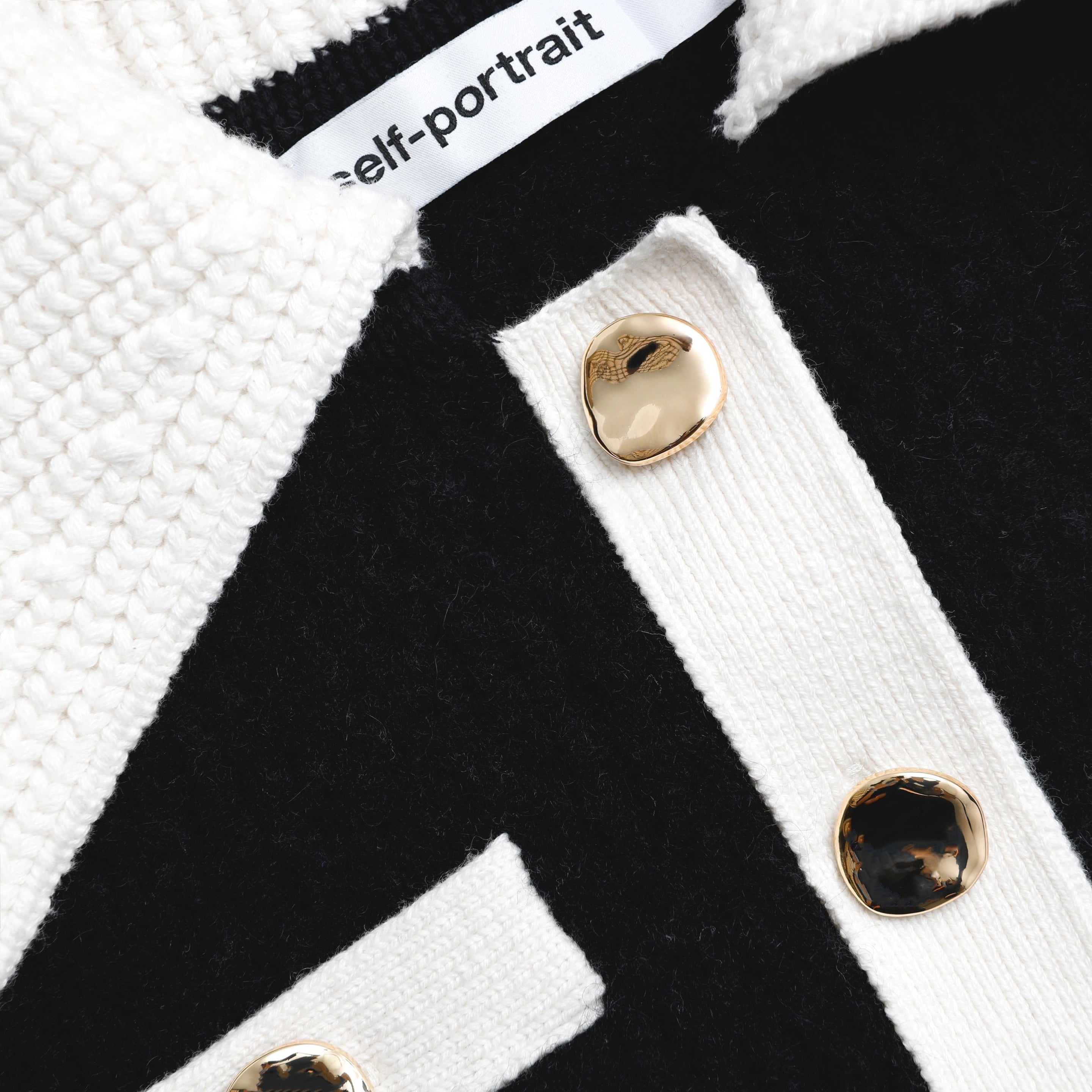 Black Cashmere Blend Cardigan - 6