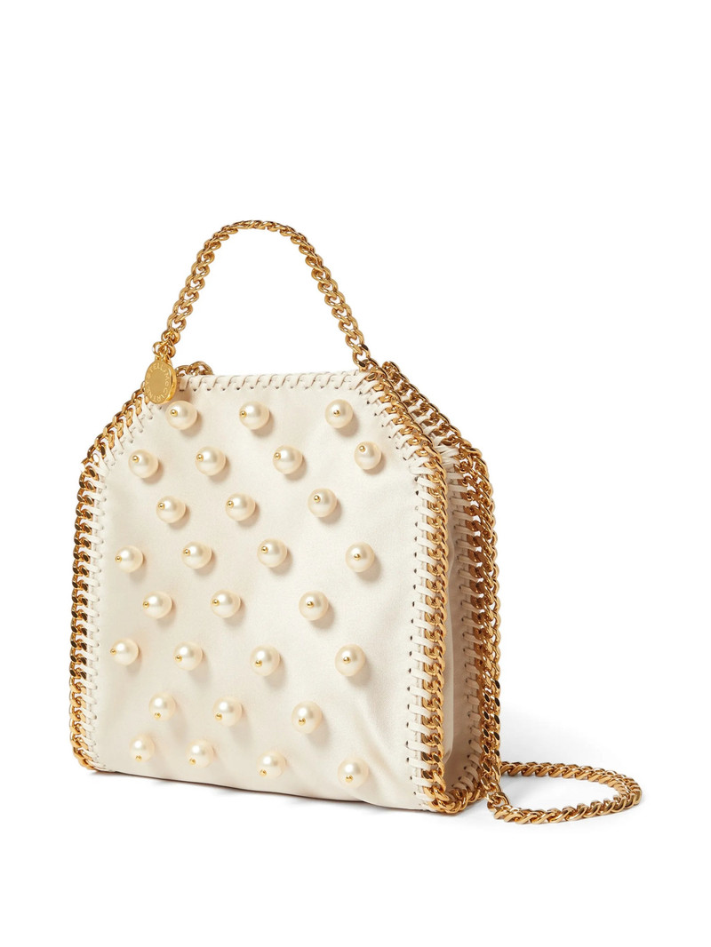Stella McCartney Stella Mccartney Pearl-embellished Tote Bag outlook