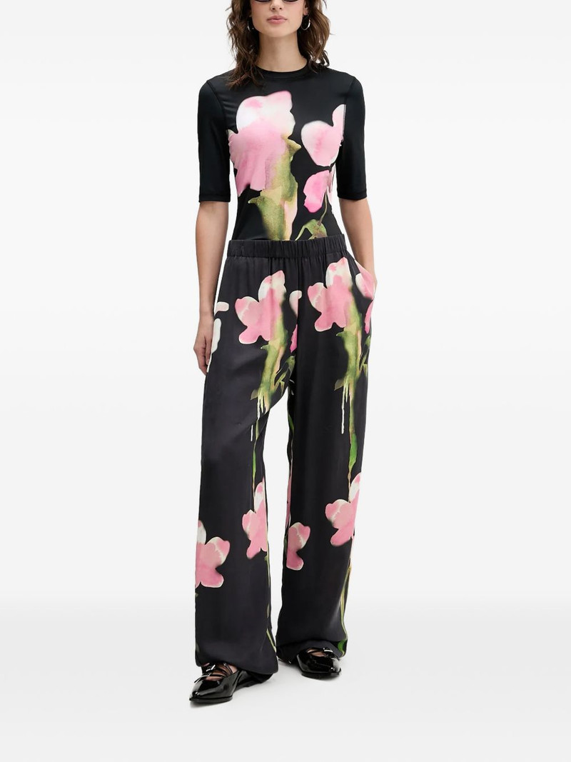 STINE GOYA floral-print palazzo pants outlook