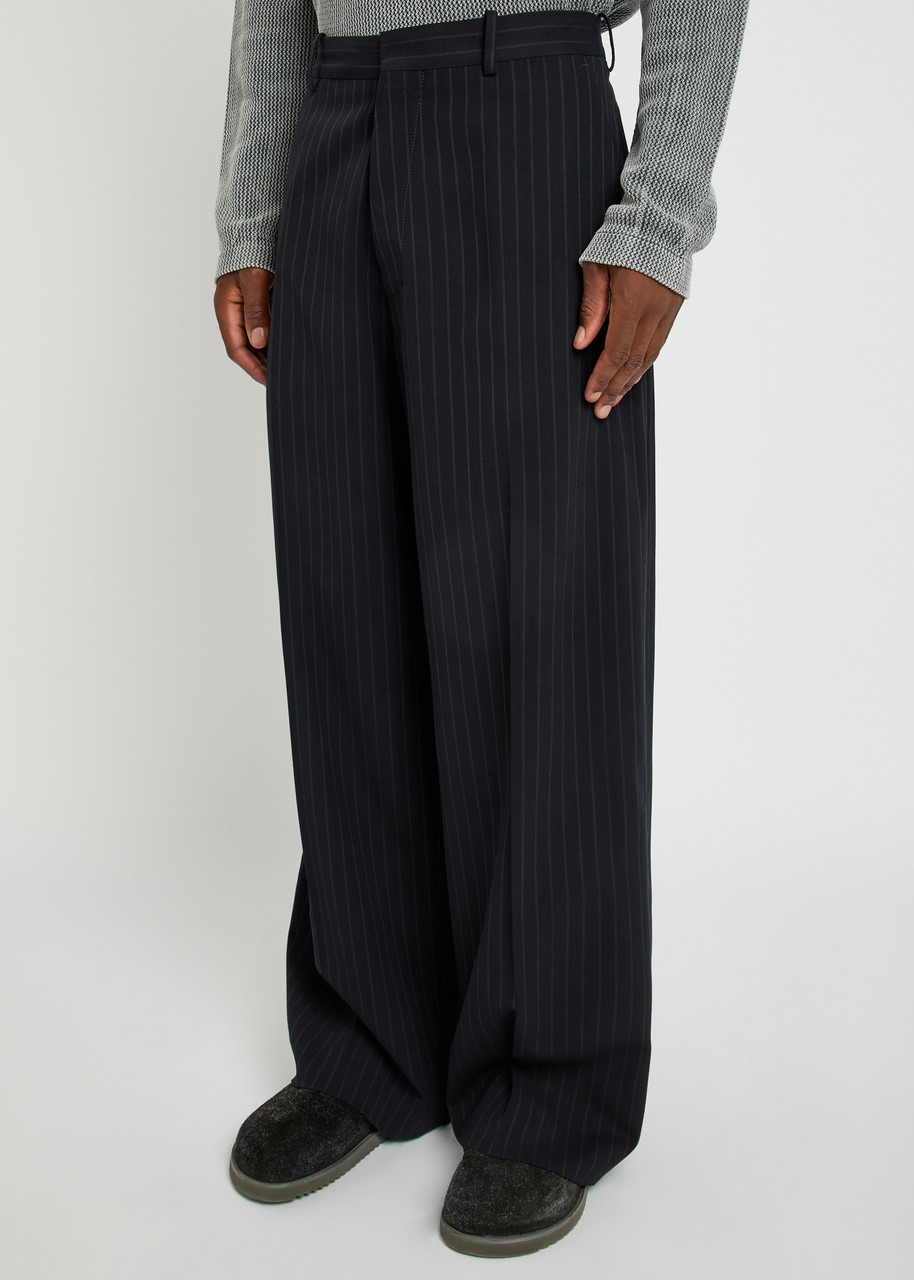 Acne Studios Pinstriped Woven Tailored Trousers - 2