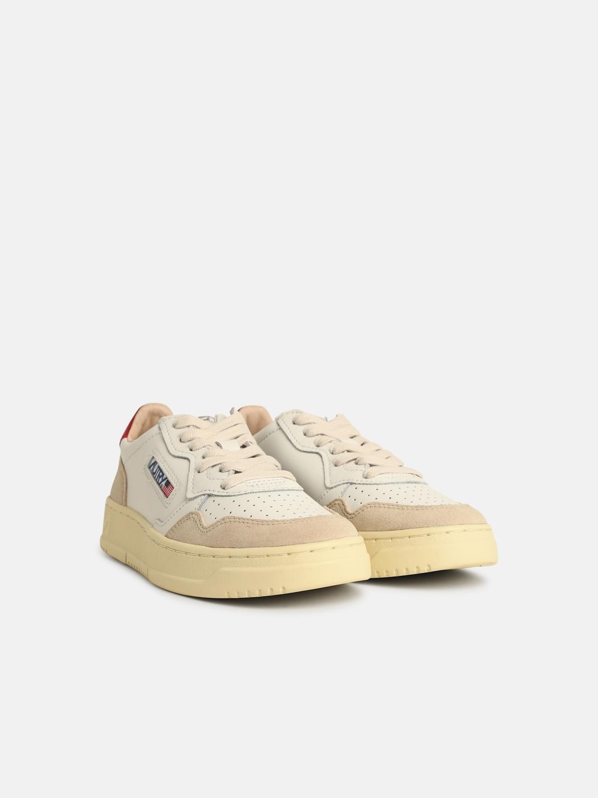 WHITE LEATHER SNEAKERS - 2