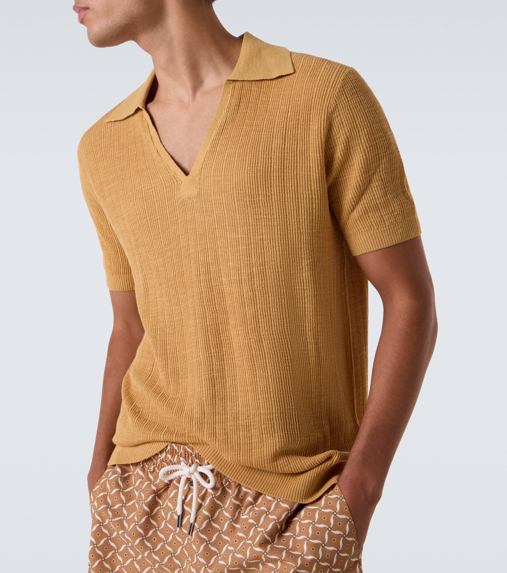 Joaquim cotton-blend polo shirt - 5
