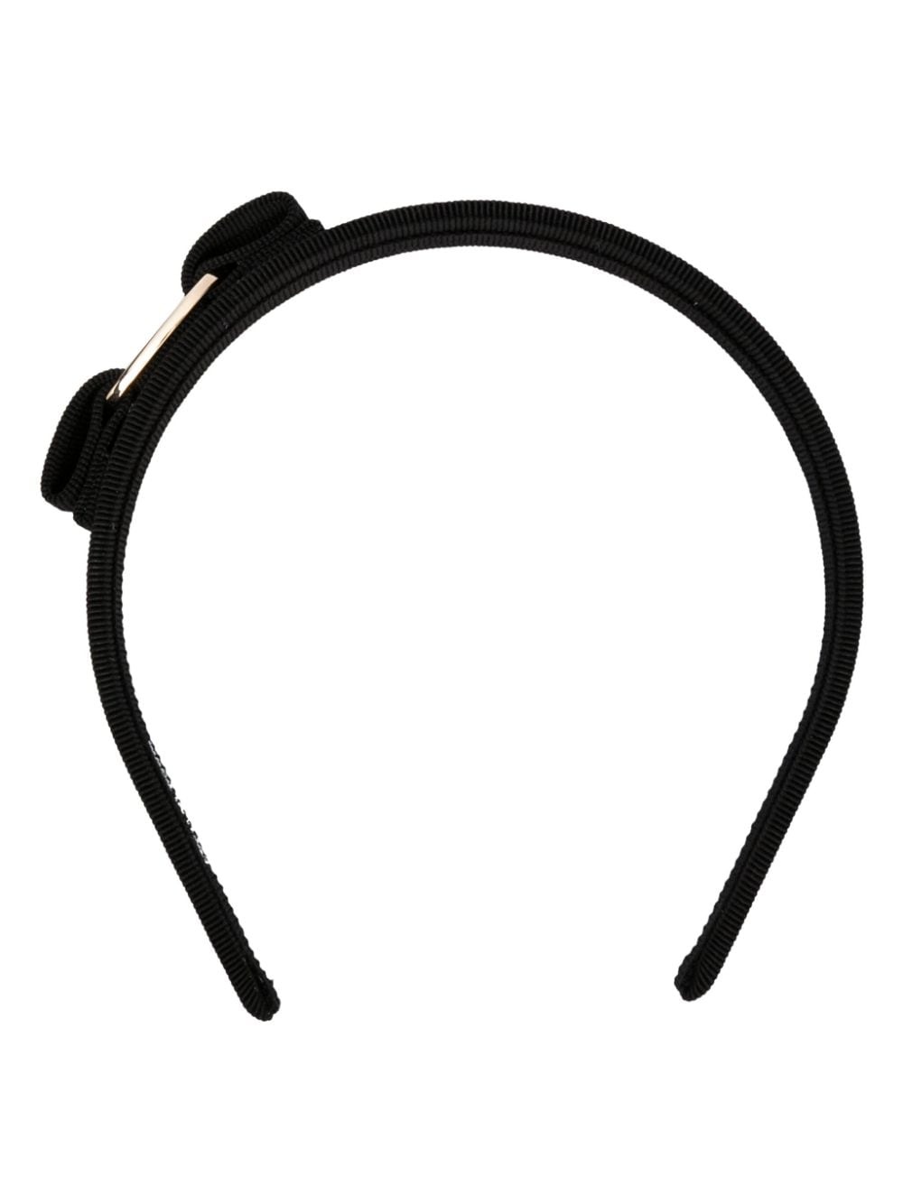 SALVATORE FERRAGAMO BLACK HAIR CLIP - 1