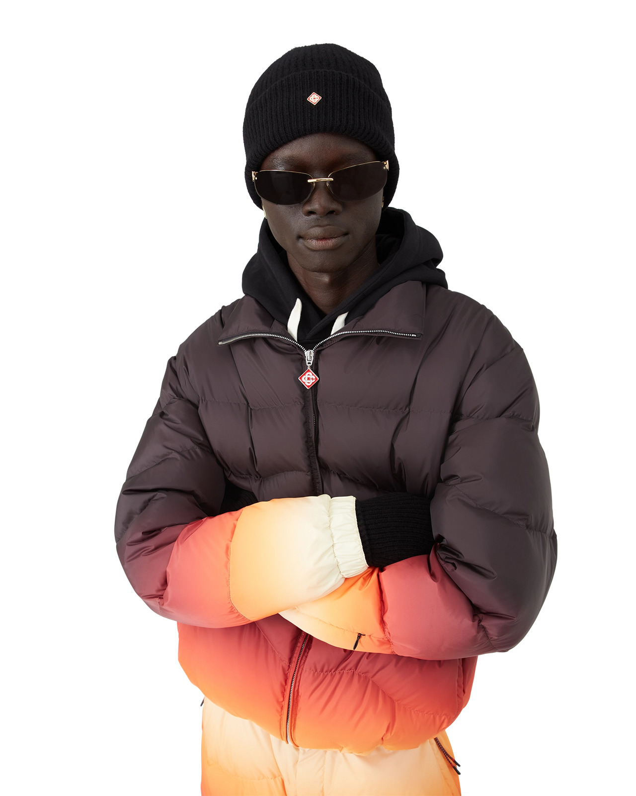 Gradient Quilted Puffer Jacket | Casablanca Paris - 2