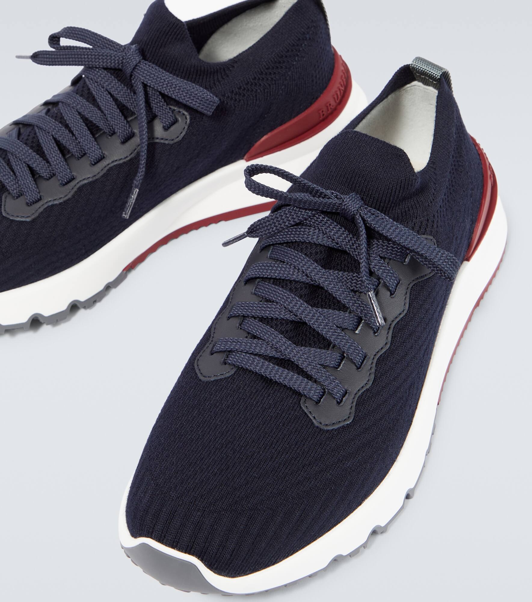 Cotton knitted sneakers - 3