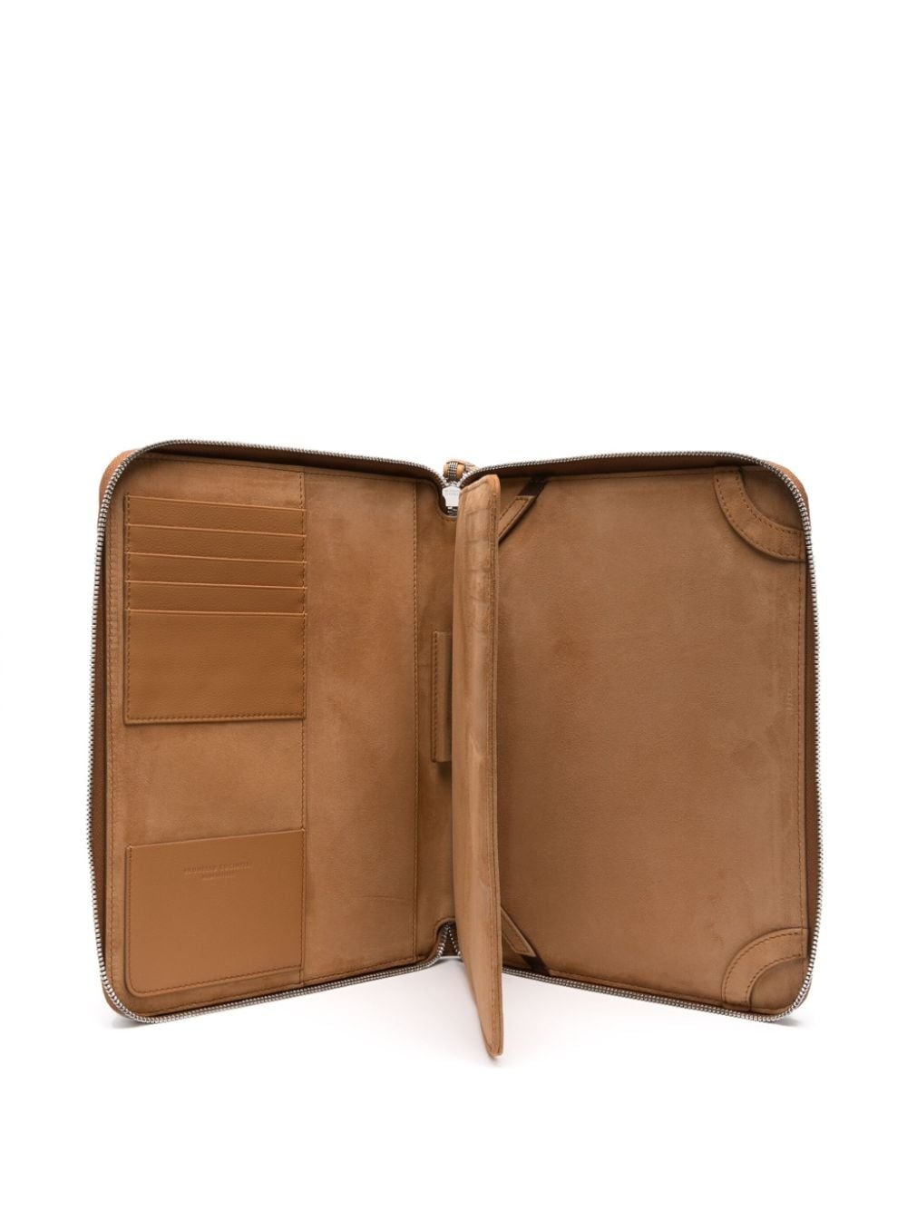nubuck-leather iPad case - 4