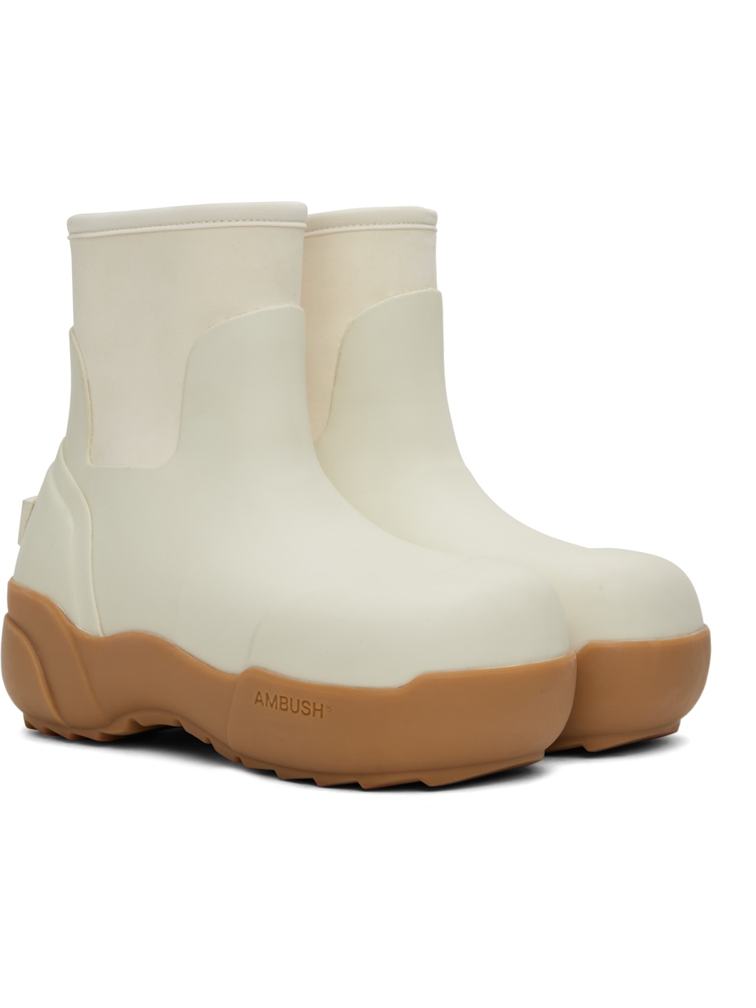 White Rubber Boots - 4