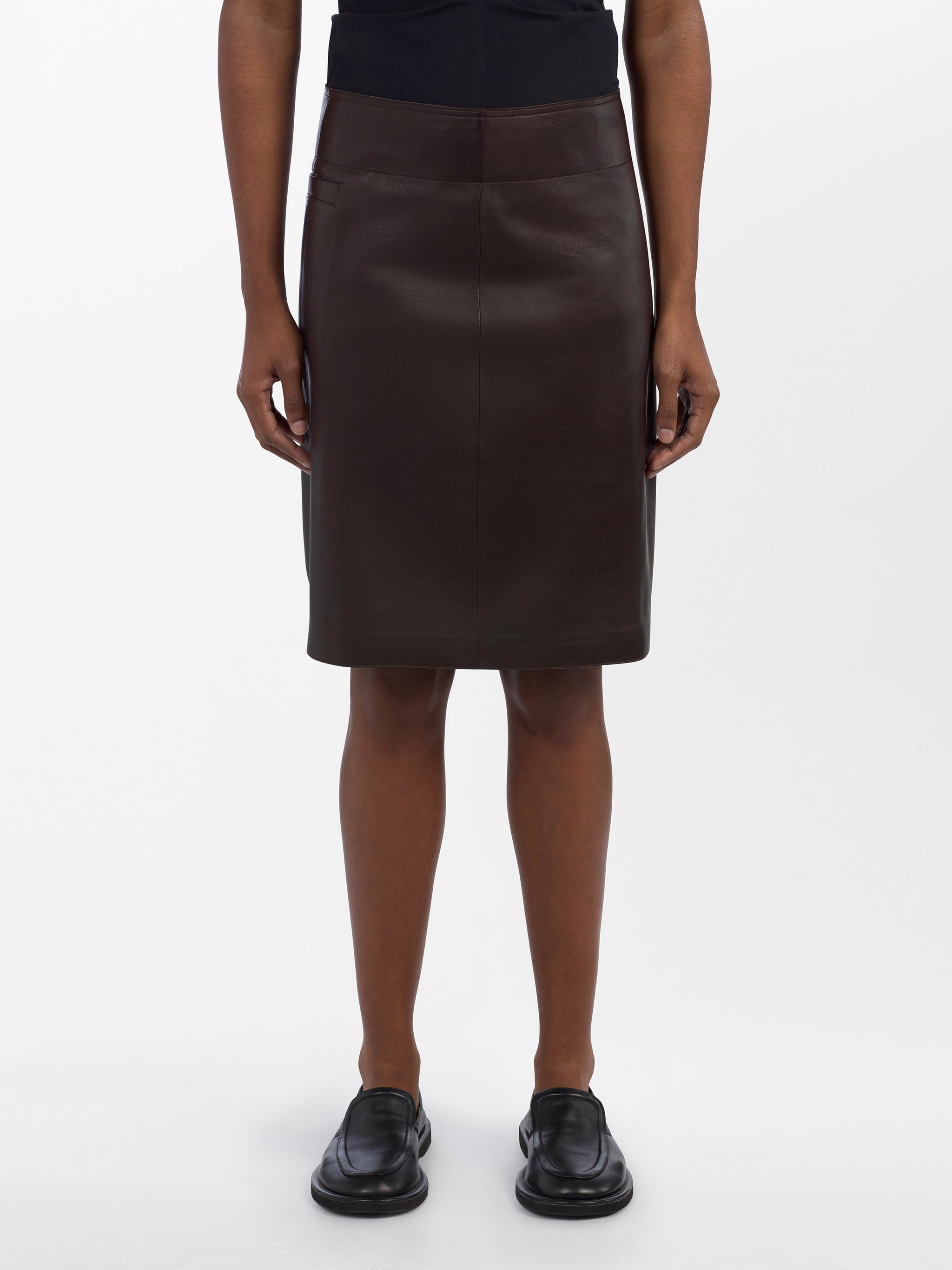 Tumba Leather Skirt - 5