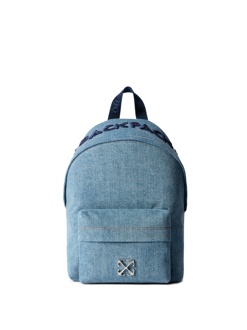 Jitney Backpack Quote Denim 1