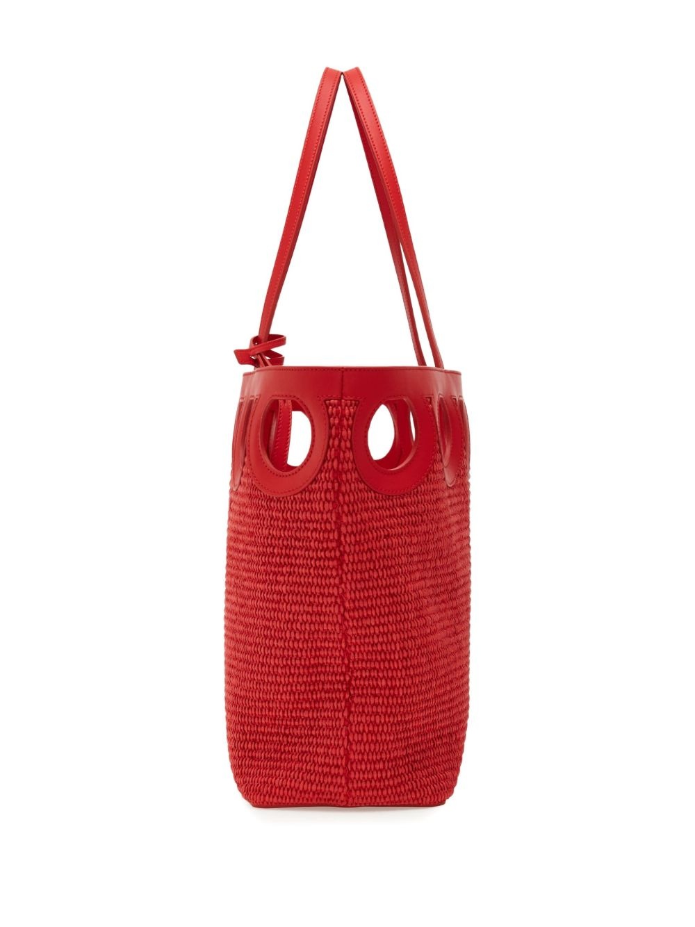 large raffia tote bag - 4