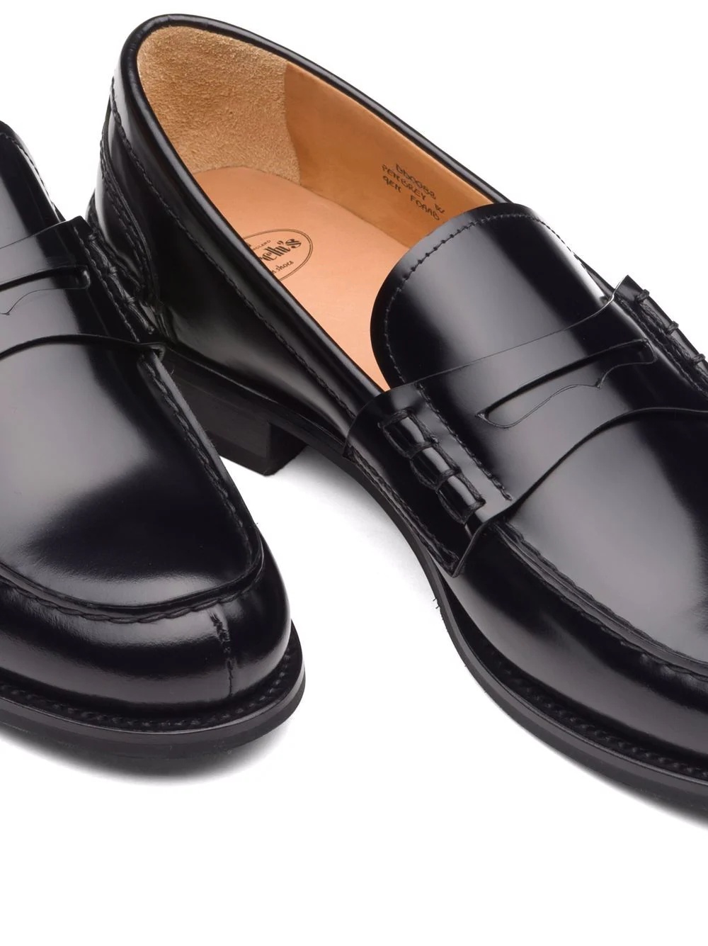 Pembrey W 5 polished fumè loafers - 3