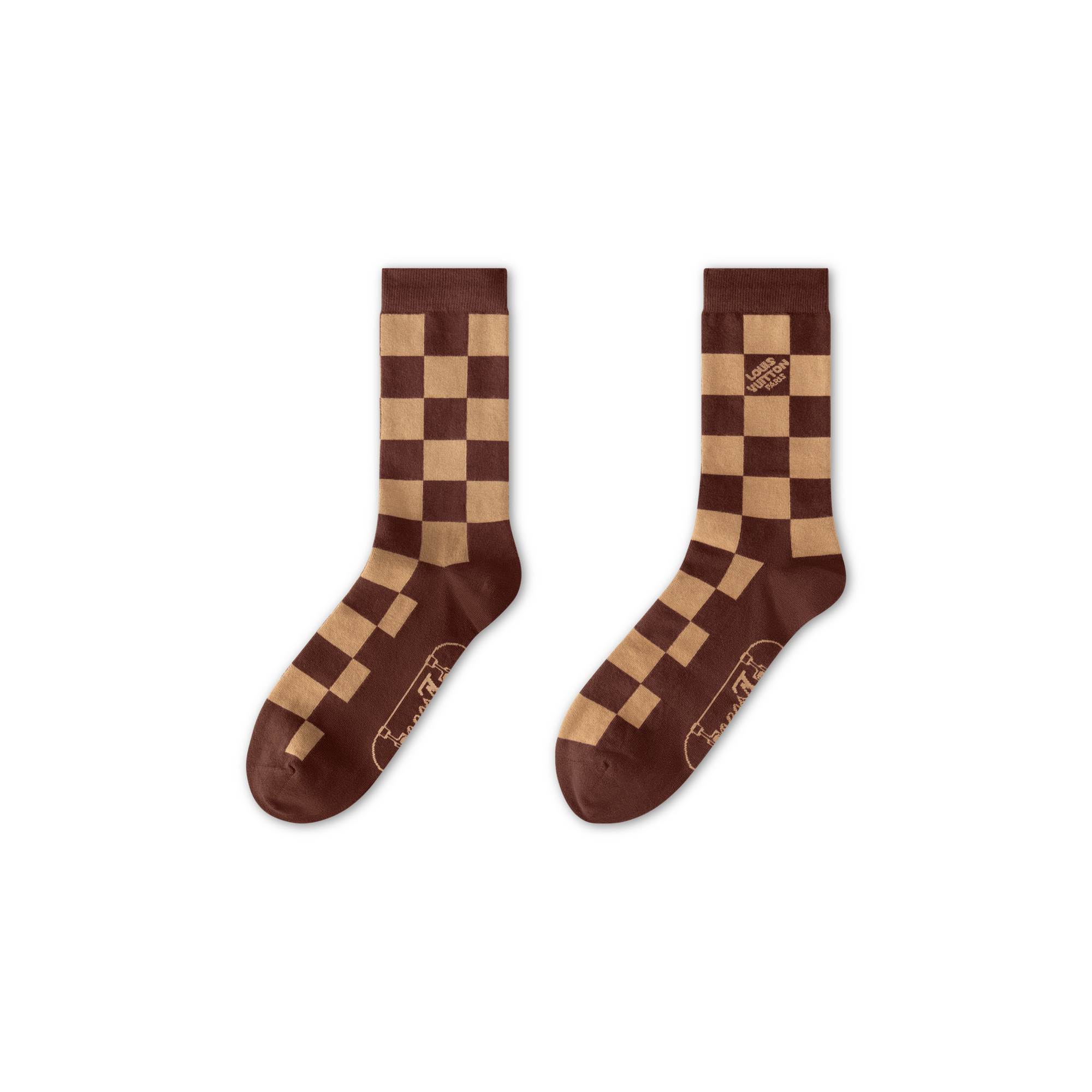 Damier Skate Socks - 3