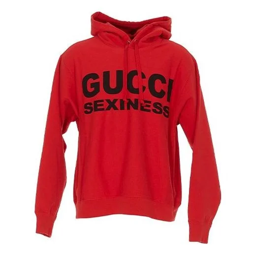 Men's Gucci Sexiness Logo Printing Red 569828-XJCK2-6249 - 1