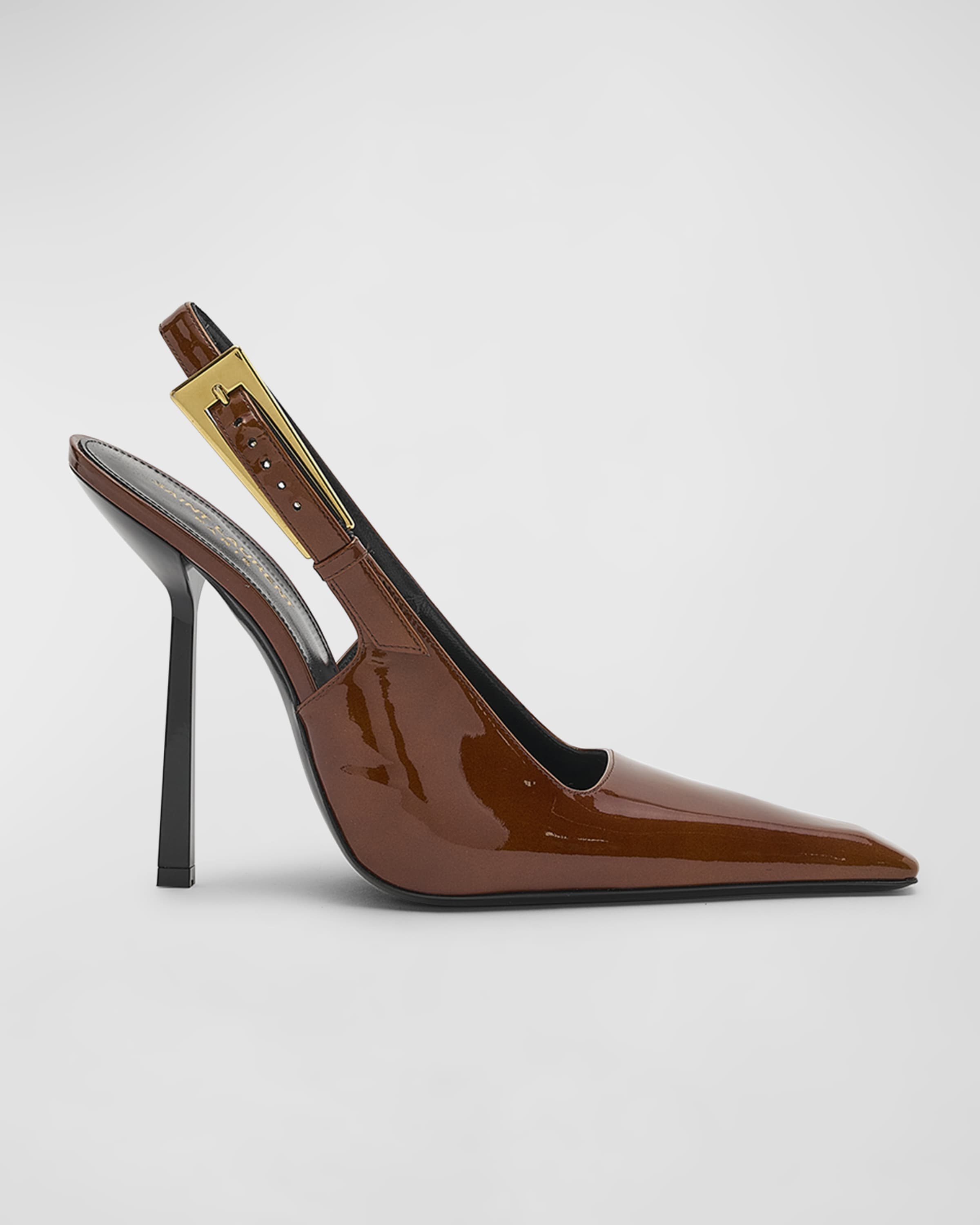 Lee Patent Slingback Pumps - 1