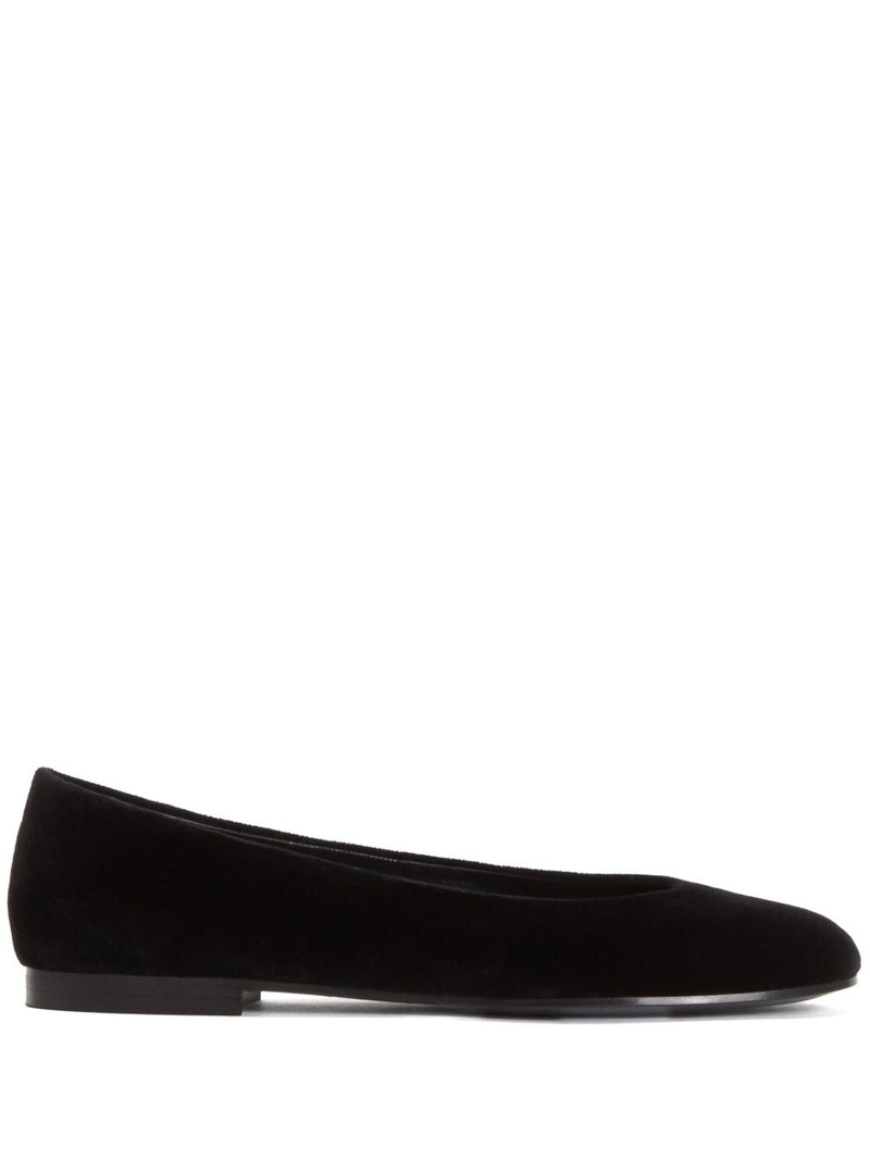 velvet ballerina shoes 1