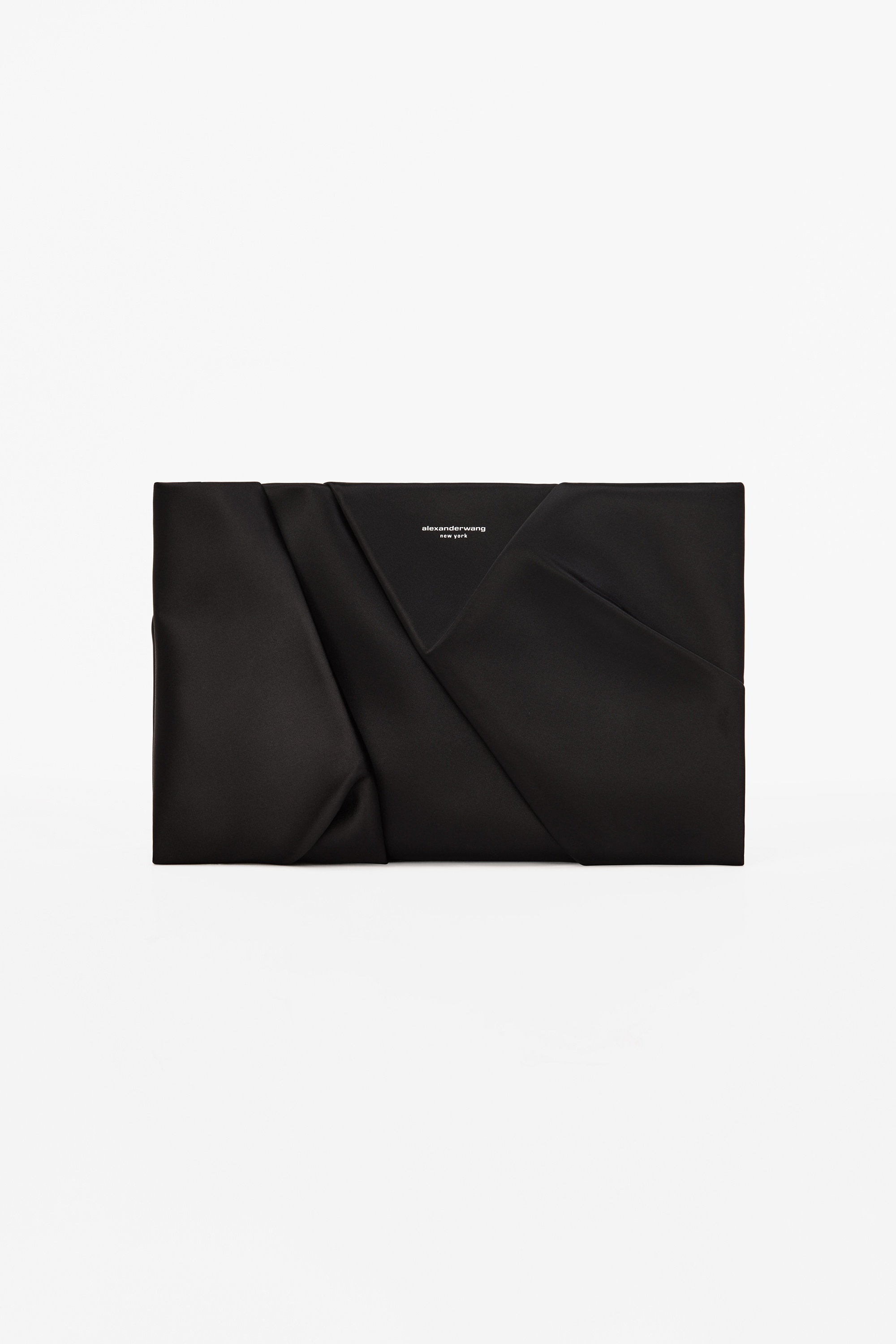 CRUSHED SATIN CLUTCH - 1