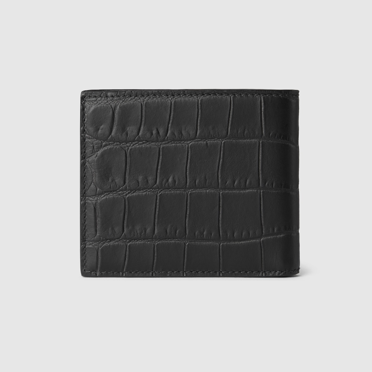 Bi-fold crocodile wallet - 5