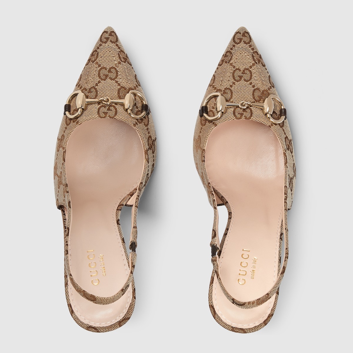 Women's GG canvas slingback pump - 5