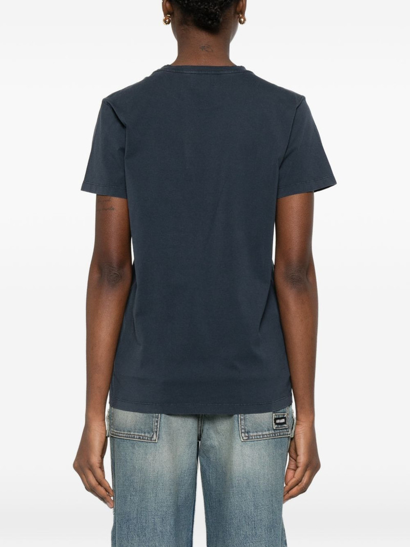 Aby logo-embroidered T-shirt 4
