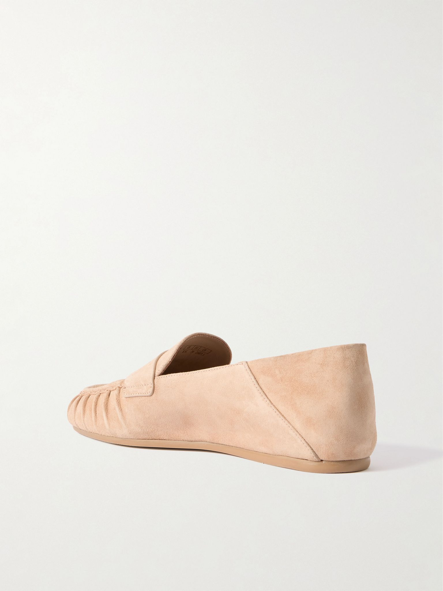 Brooks collapsible-heel suede loafers Beige - 3