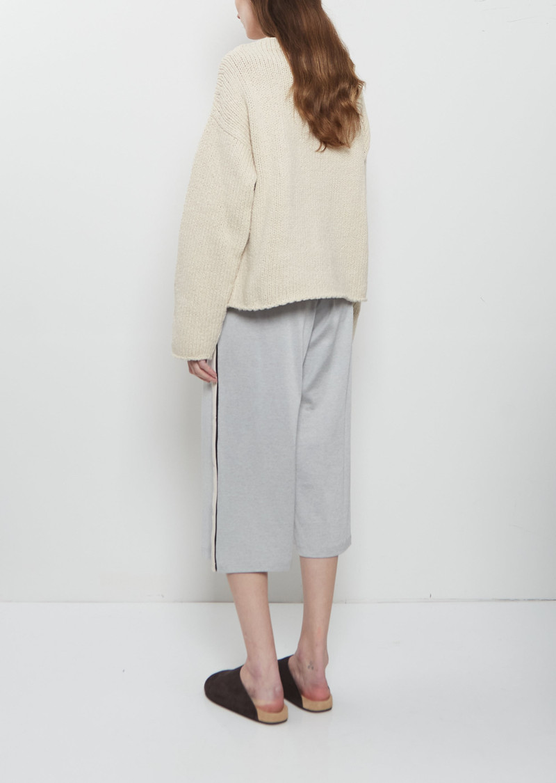 6397 Chunky Cotton Boatneck Sweater outlook