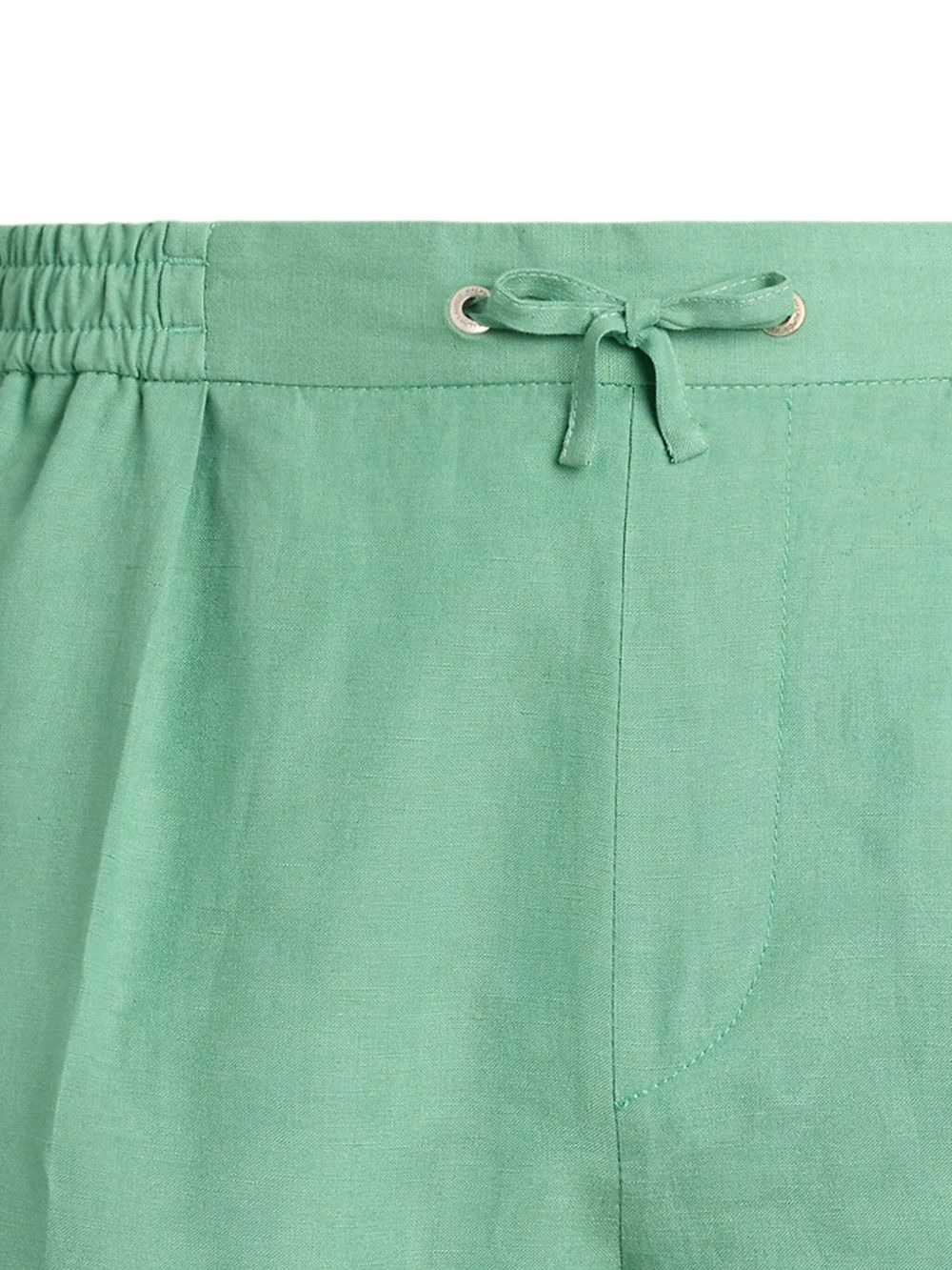 linen-blend shorts - 2