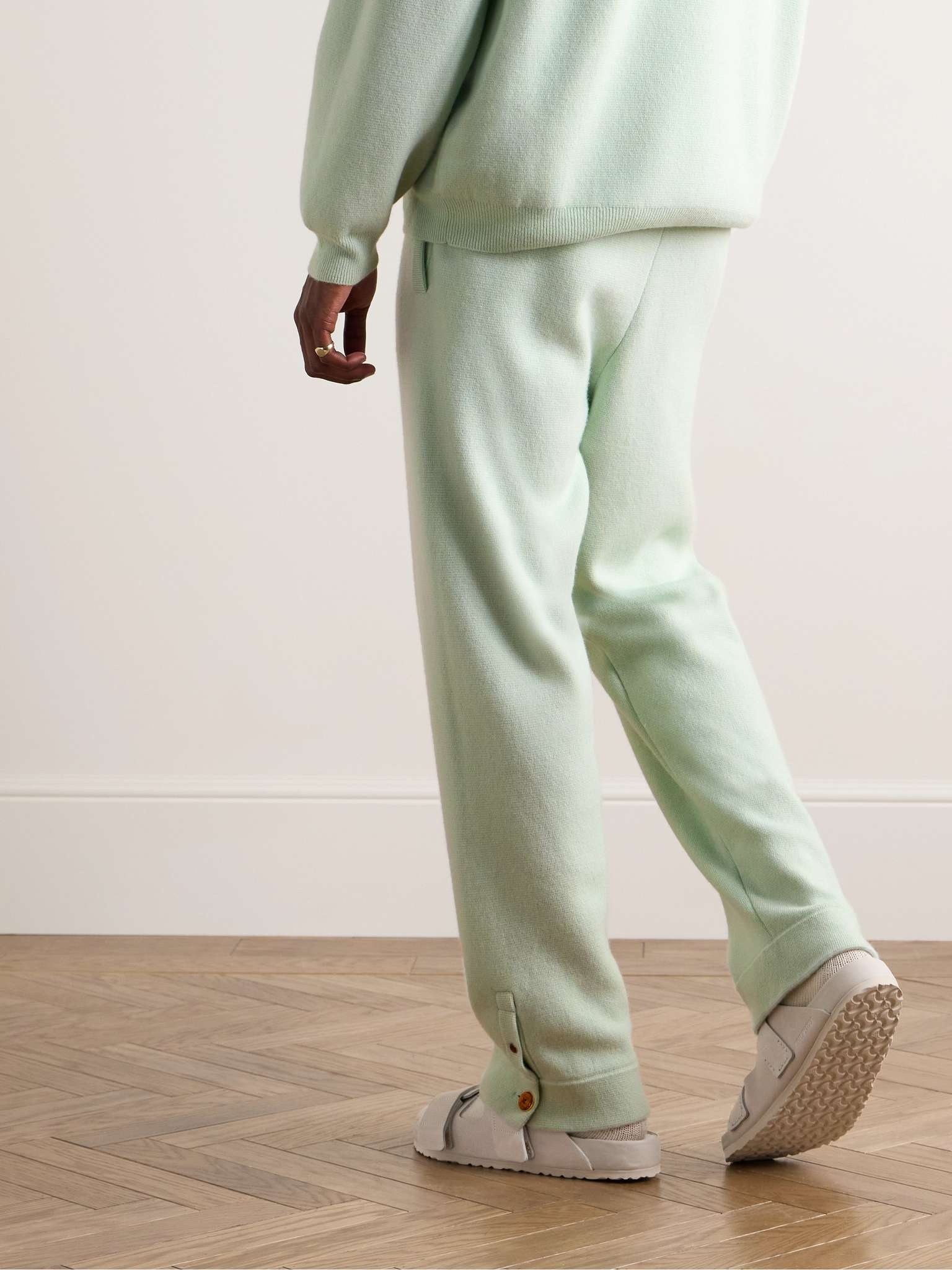 Straight-Leg Cashmere Drawstring Trousers - 3