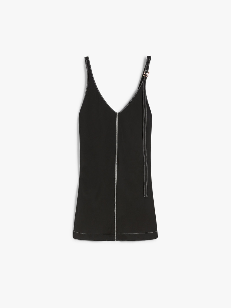 WASER Plunging-neck top - 1