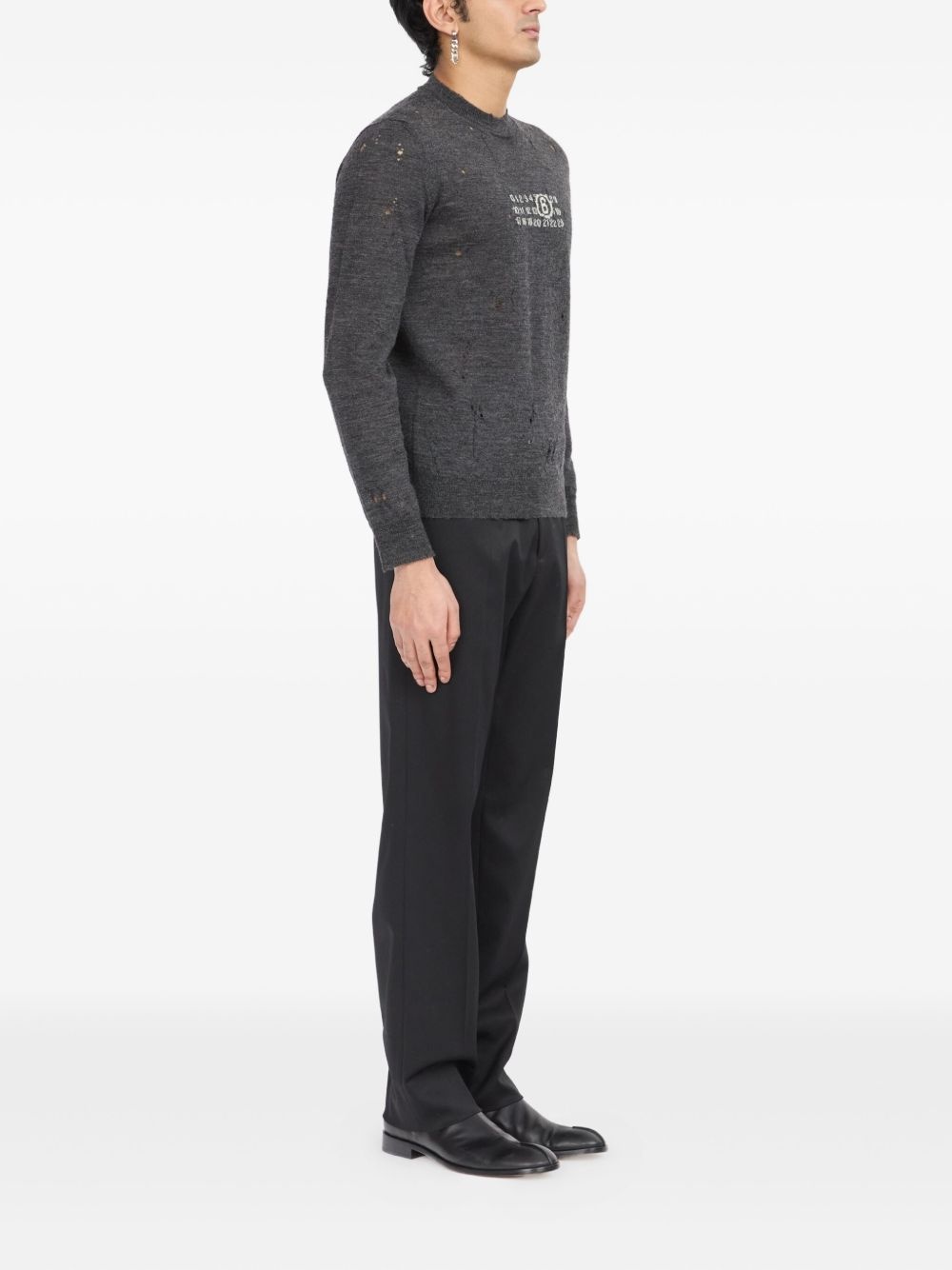 numeric crew-neck sweater - 3
