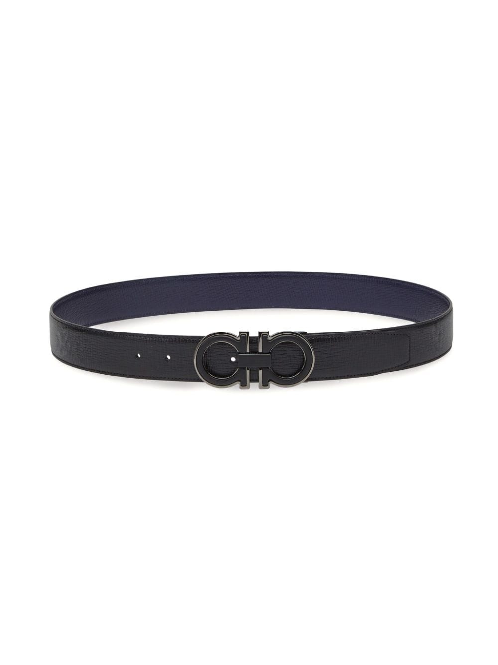 Gancini buckle reversible leather belt - 3