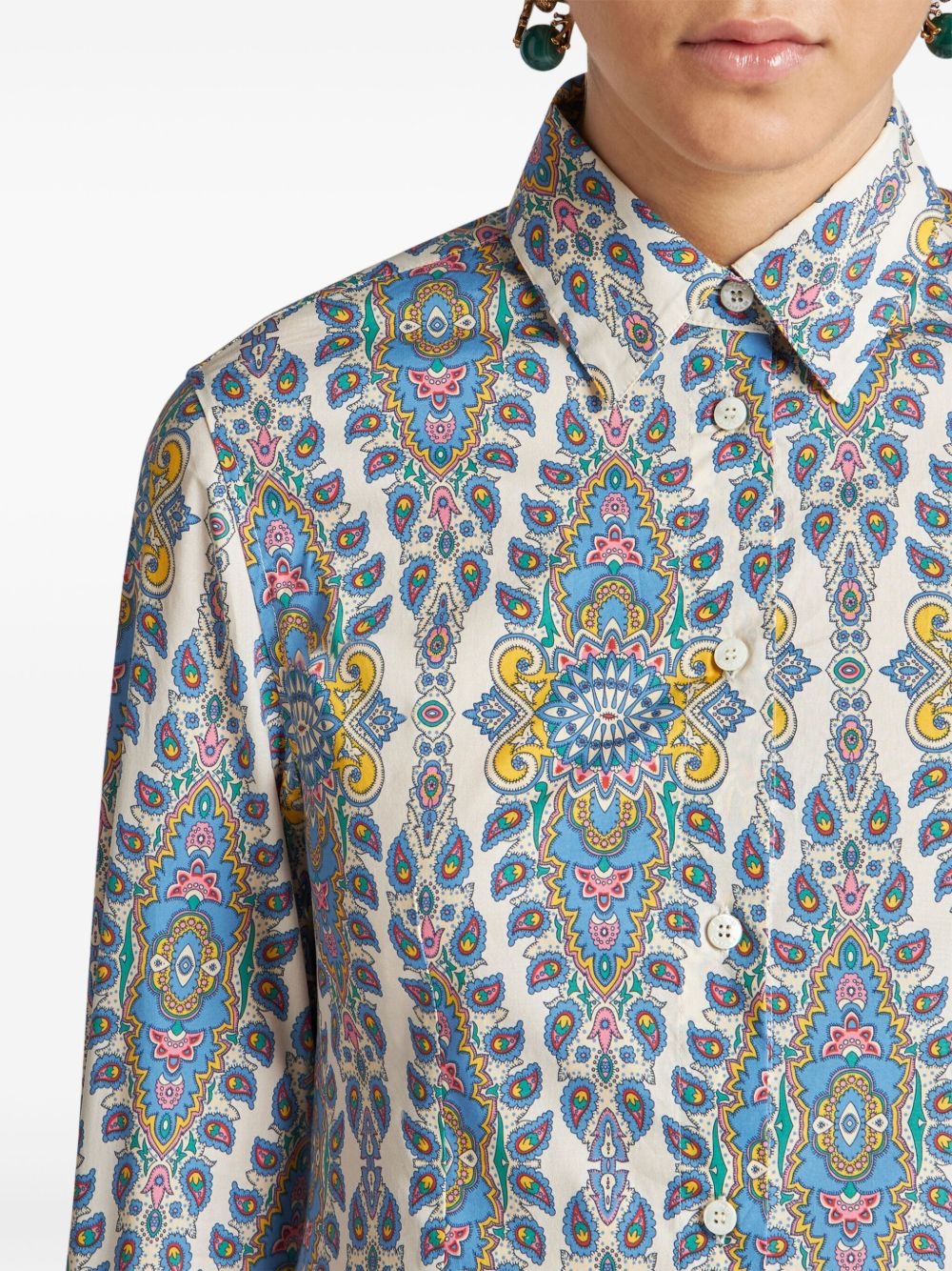 paisley-print shirt - 4