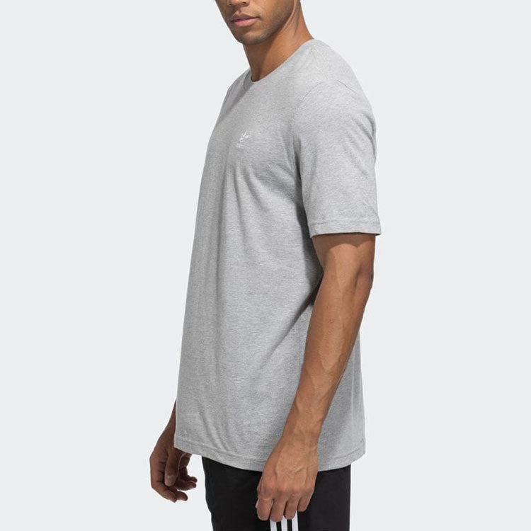 Men's adidas originals Adicolor Essentials Solid Color Casual Round Neck Short Sleeve Gray T-Shirt G - 5