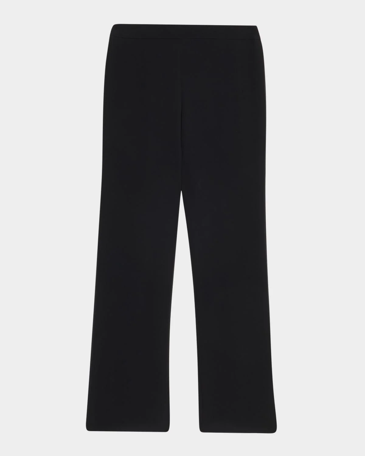Wide Leg Silk Cady Trousers - 1