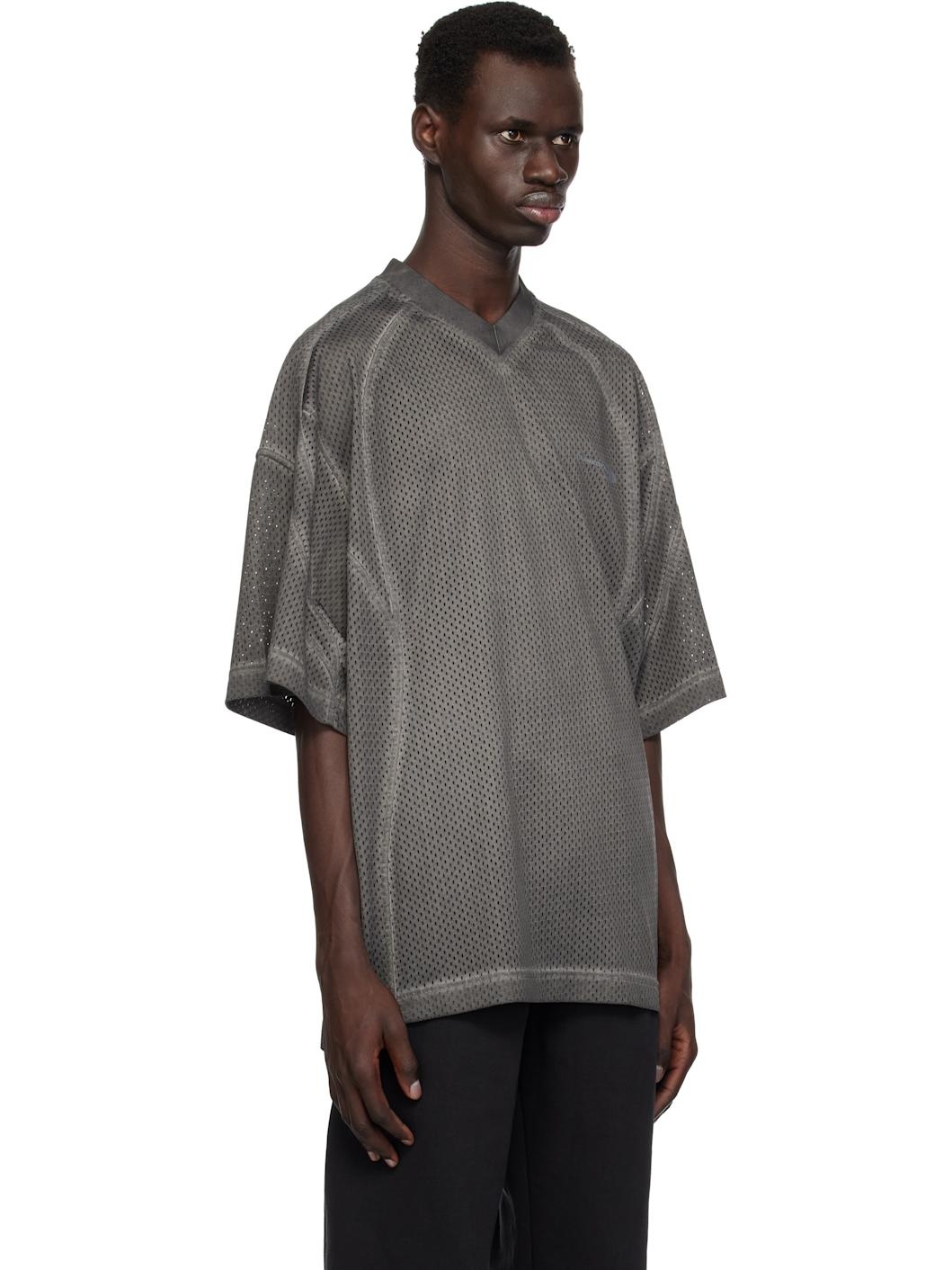 Gray Short Sleeve T-shirt - 2