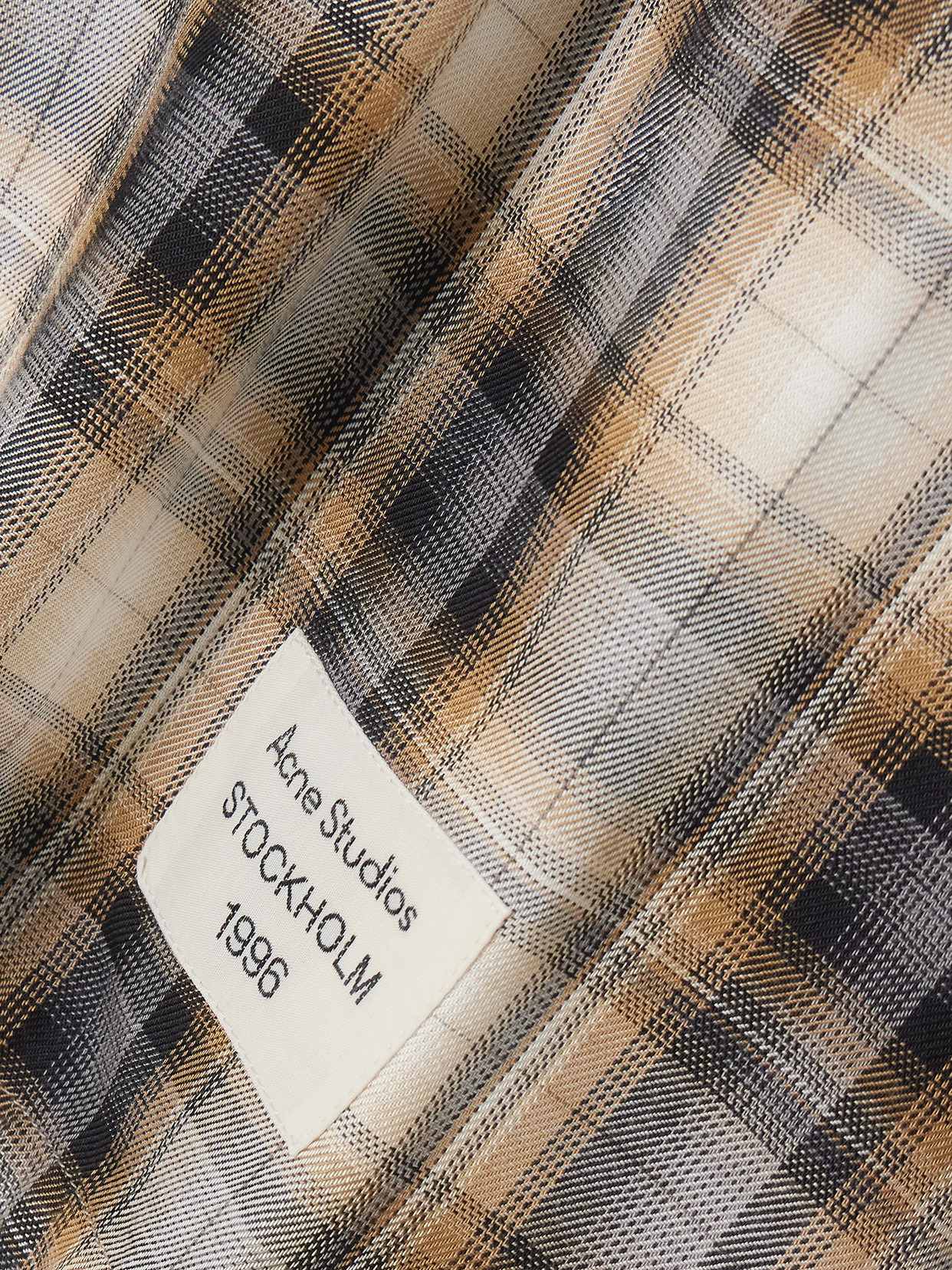 Hooded Appliquéd Checked Woven Shirt - 5