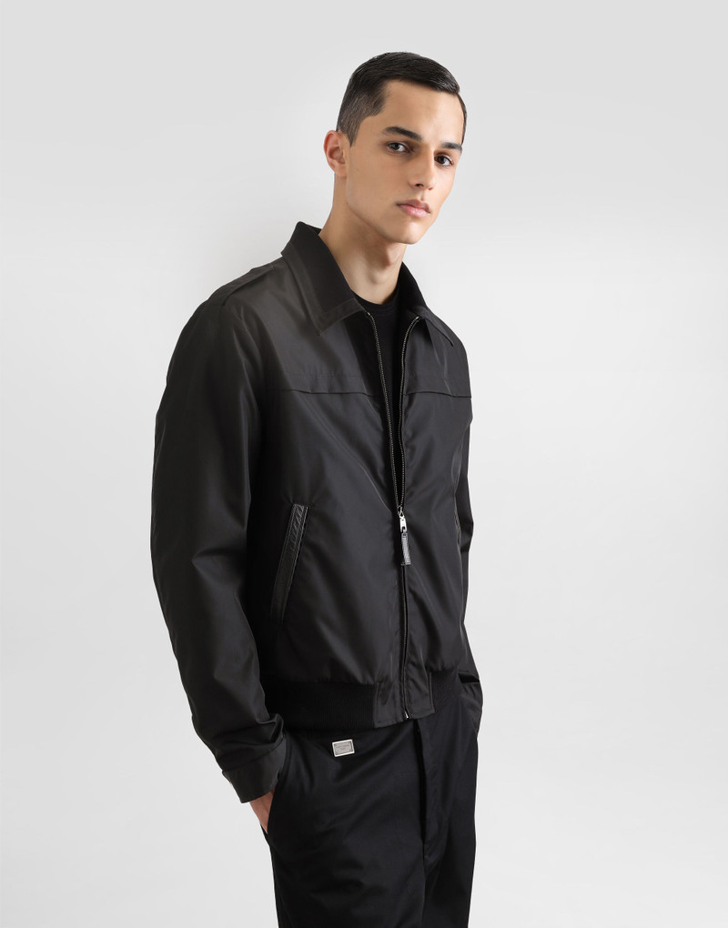 Canvas bomber jacket with tag 4