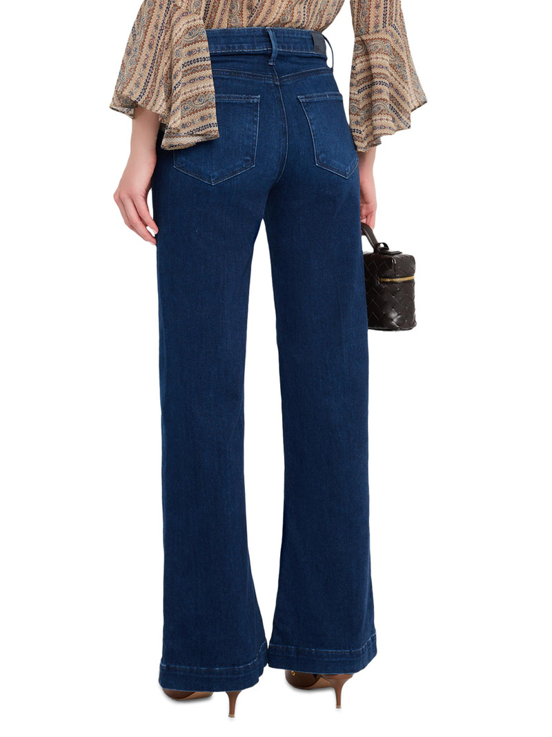 Women's Leenah Wide-Leg Jeans - Dark Blue 4