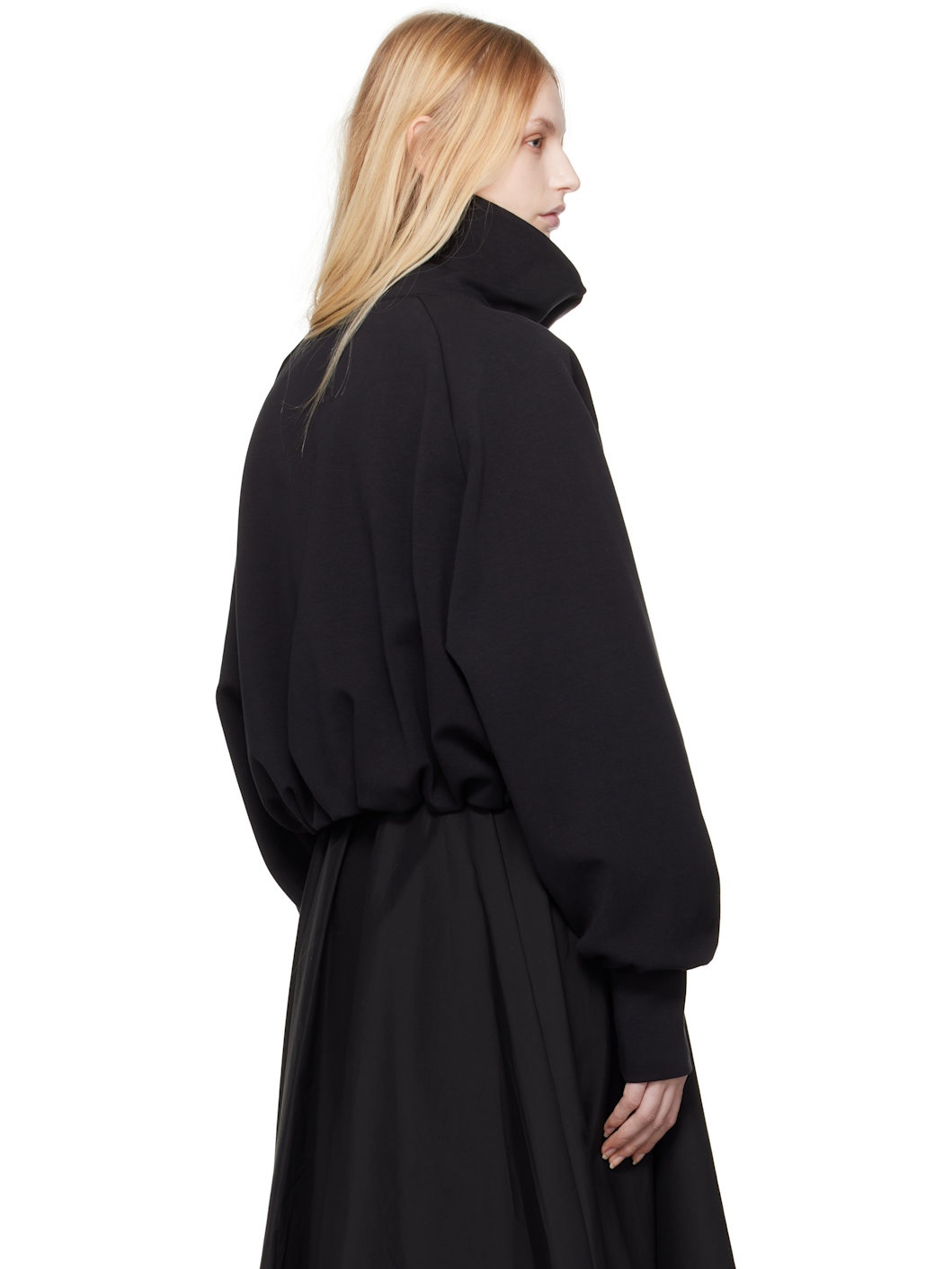 Black Zip Up Jacket - 3
