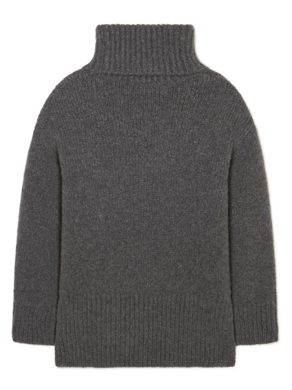 logo-tag roll-neck jumper - 6