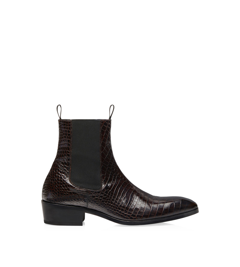 PRINTED CROC BAILEY CHELSEA BOOT 1