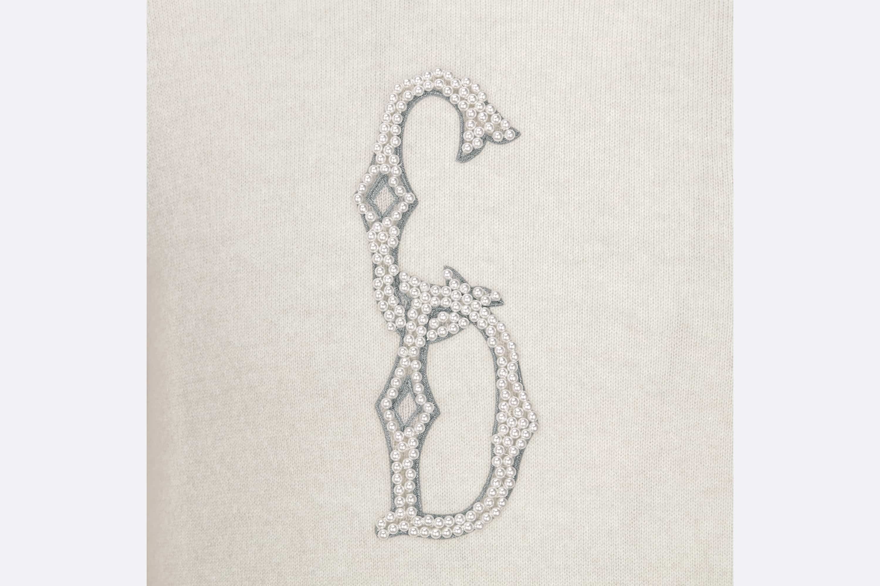 Sweater with CD Interlaced Signature - 3