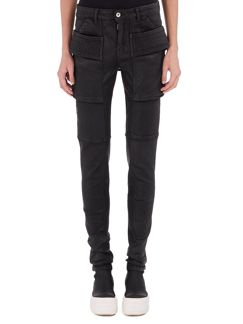 coated skinny fit jeans 1