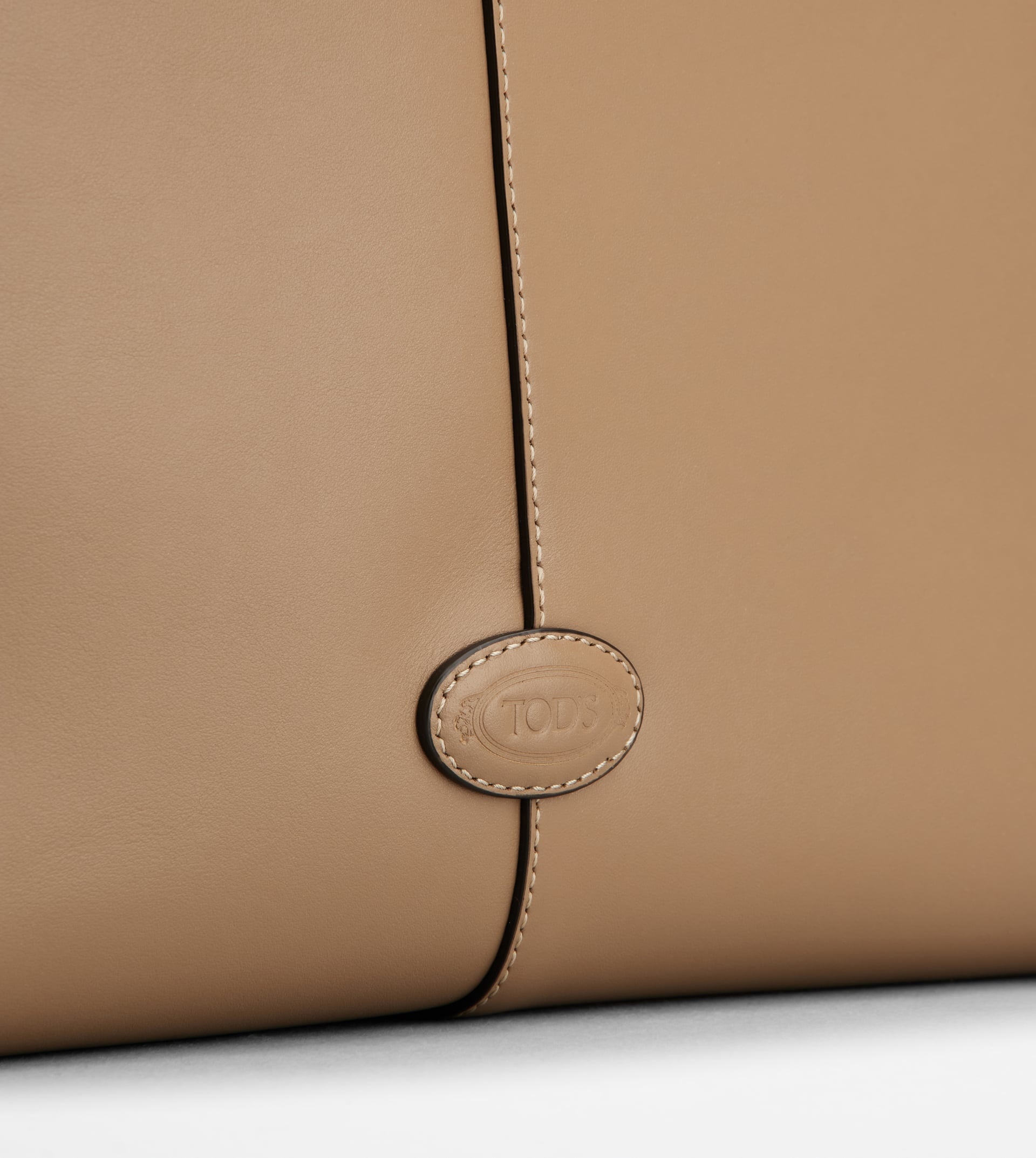 TOD'S DI BAG SHOULDER BAG IN LEATHER SMALL - BEIGE - 4