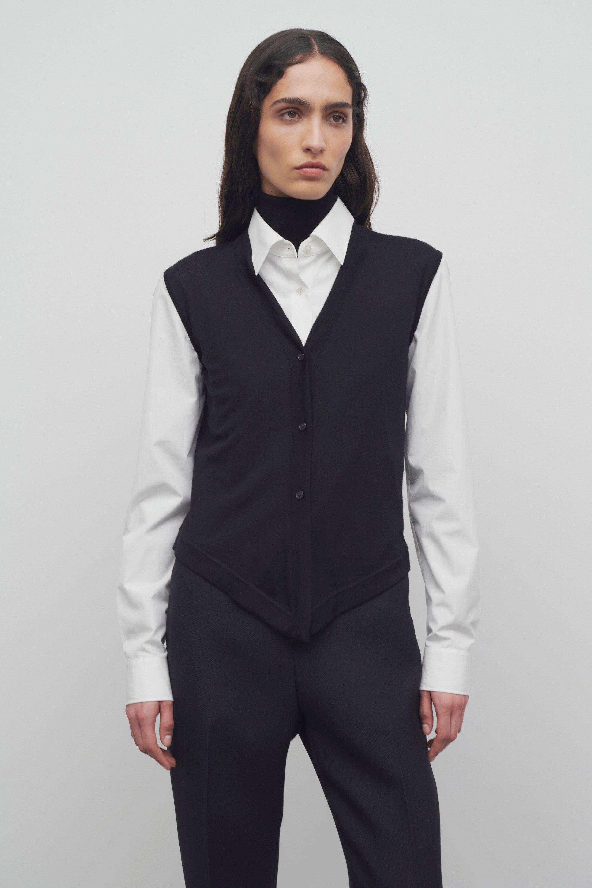 Harrell Vest in Wool - 3