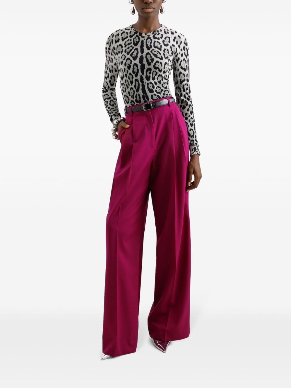 wide-leg trousers - 2
