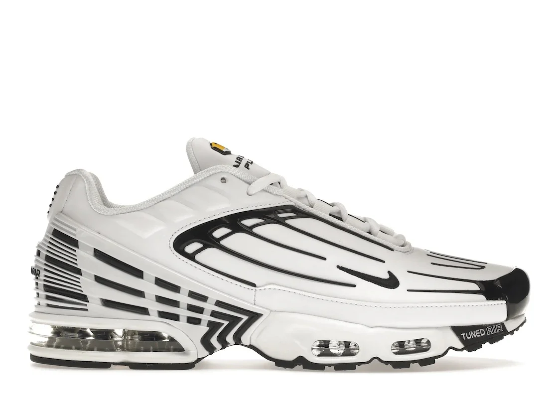 Nike Air Max Plus 3 Leather White Black - 1