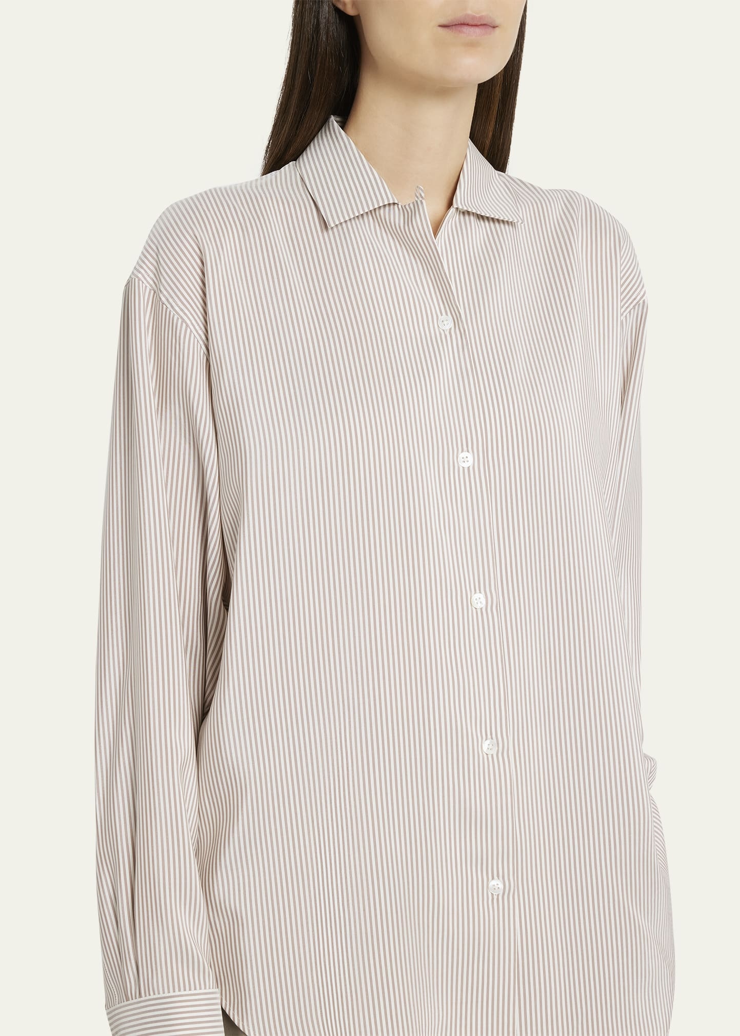 Valene Striped Button-Down Shirt - 5