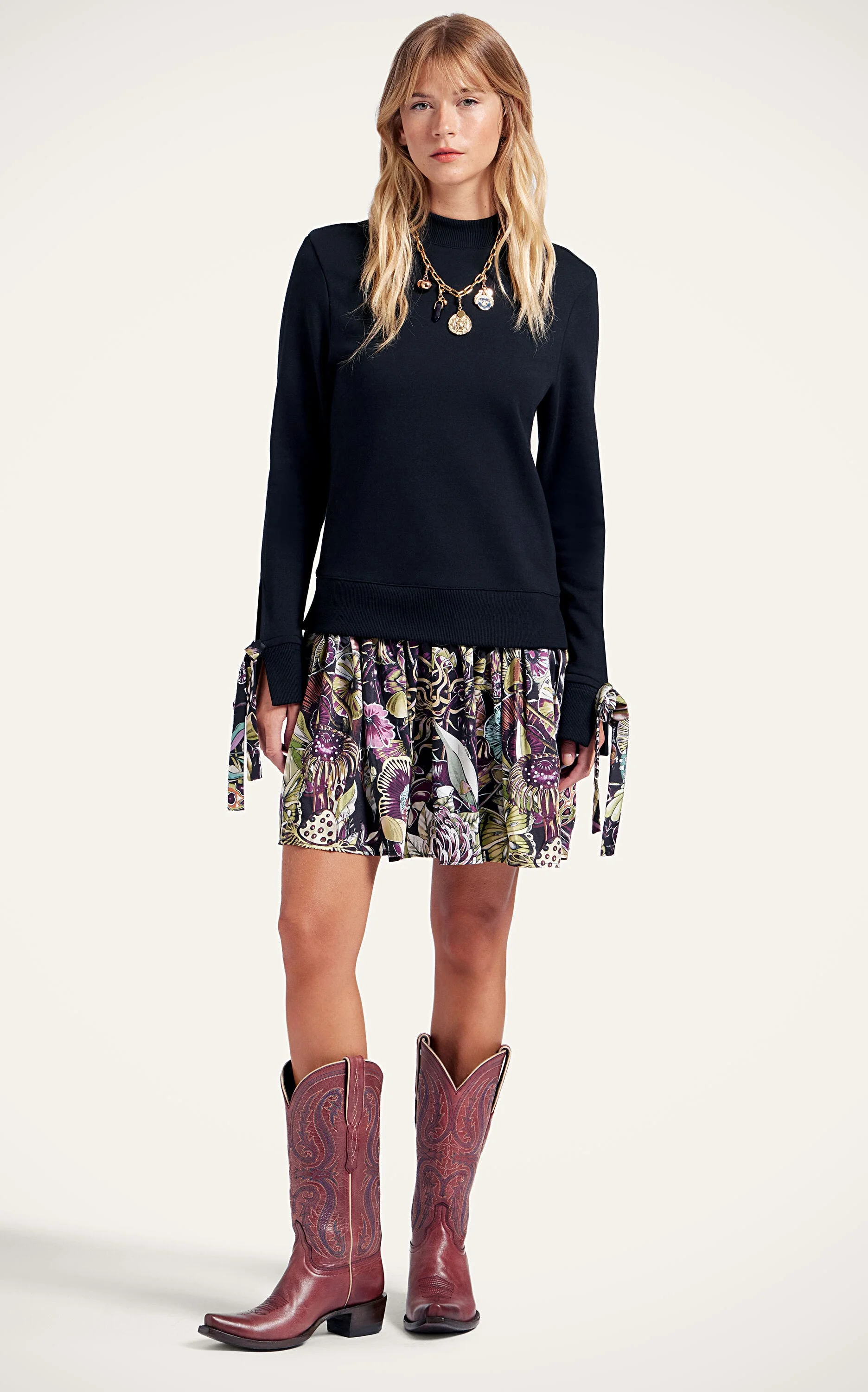 La DoubleJ Sporty Dress in Fun-Gi Black at Nordstrom - 1