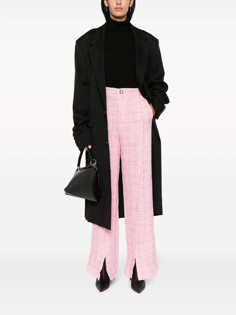 GCDS tweed tailored trousers outlook