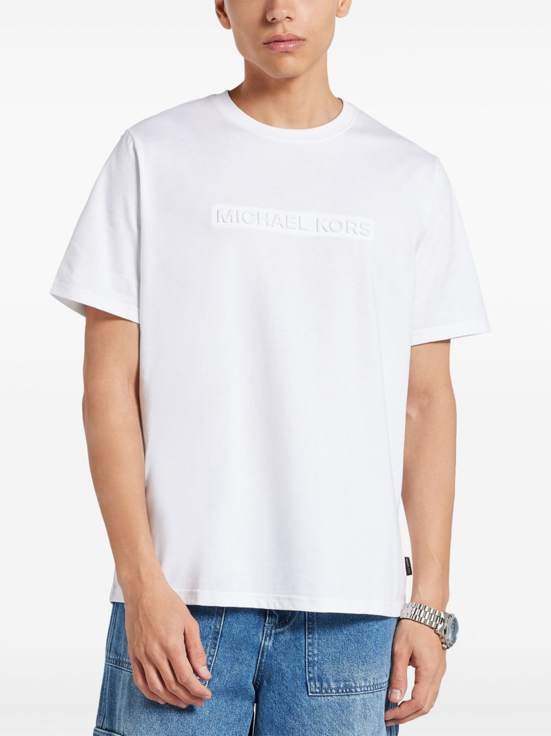 MICHAEL KORS logo-embossed T-shirt outlook